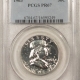 Franklin Halves 1962 PROOF FRANKLIN HALF DOLLAR – PCGS PR-67, WHITE