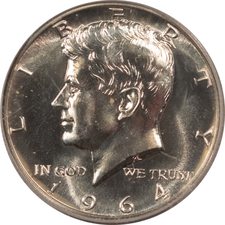 Kennedy Halves 1964 PROOF KENNEDY HALF DOLLAR – PCGS PR-66, WHITE!