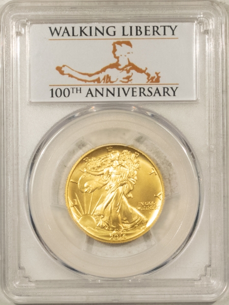 Modern Commems 2016-W WALKING LIBERTY 1/2OZ GOLD CENTENNIAL COMMEMORATIVE PCGS SP-69 1ST STRIKE