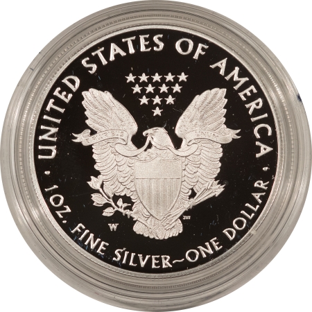 American Silver Eagles 2019-W $1 PROOF AMERICAN SILVER EAGLE, 1 OZ. .999 – PROOF WITH BOX/COA!