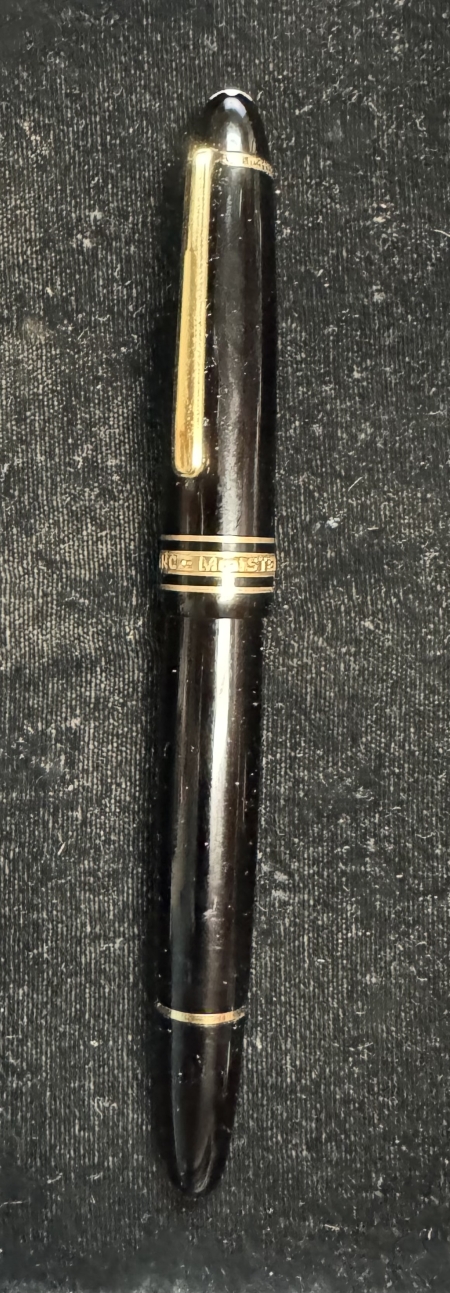 Jewelry VINTAGE MONTBLANC 1810 SERIES FOUNTAIN PEN W/ 14 KT GOLD ACCENTS; USED-RET $680+