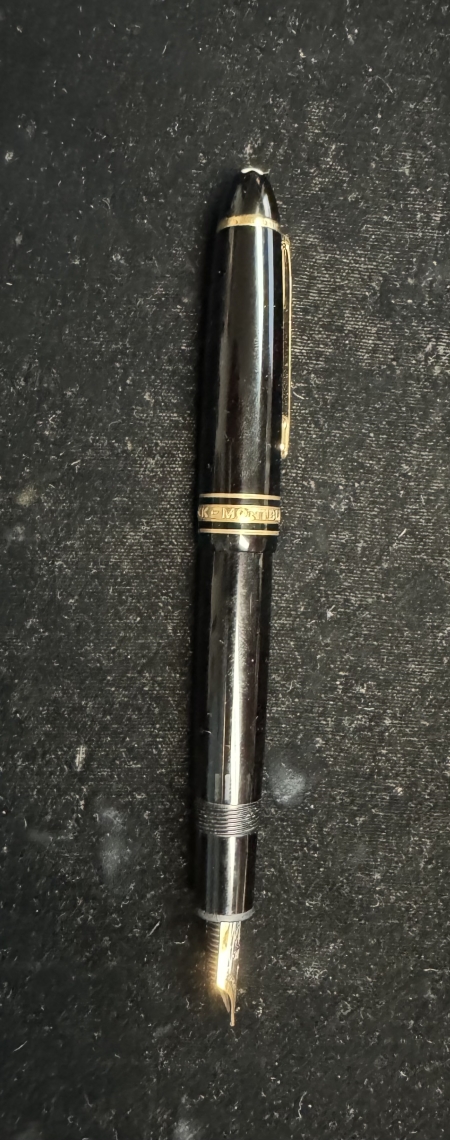 Jewelry VINTAGE MONTBLANC 1810 SERIES FOUNTAIN PEN W/ 14 KT GOLD ACCENTS; USED-RET $680+