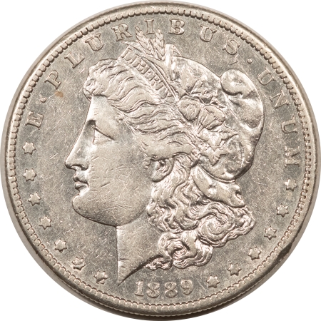 Morgan Dollars 1889-S MORGAN DOLLAR – HIGH GRADE EXAMPLE, BUT CLEANED