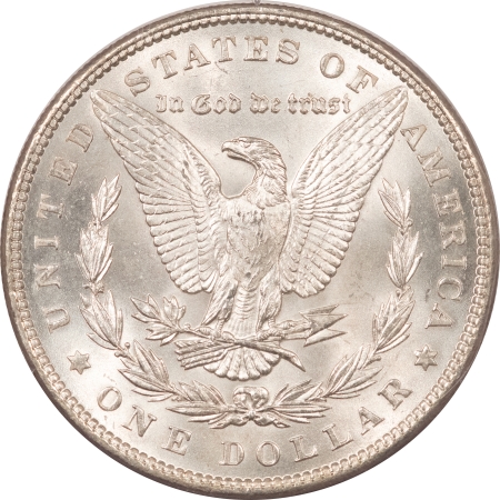 Morgan Dollars 1899 MORGAN DOLLAR – PCGS MS-63, RATTLER AND PREMIUM QUALITY+