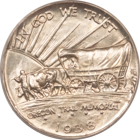 CAC Approved Coins 1938 OREGON COMMEMORATIVE HALF DOLLAR – PCGS MS-65, OGH, PQ & CAC APPROVED!