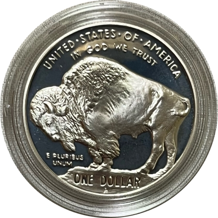 American Gold Eagles, Buffaloes, & Liberty Series 2001 $1 AMERICAN BUFFALO SILVER PROOF COMMEMORATIVE GEM PROOF, ORIG GOVT PKG