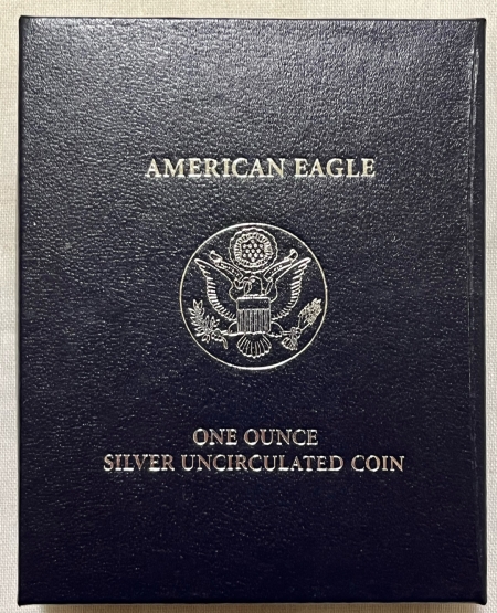 American Silver Eagles 2008 REVERSE OF 2007 BURNISHED $1 1 OZ AMERICAN SILVER EAGLE, GEM BU & FRESH OGP