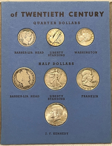 Morgan Dollars 20TH CENTURY 23 COIN US TYPE SET, 1906 BIRTH YEAR SET, SILVER $1s WHITMAN FOLDER