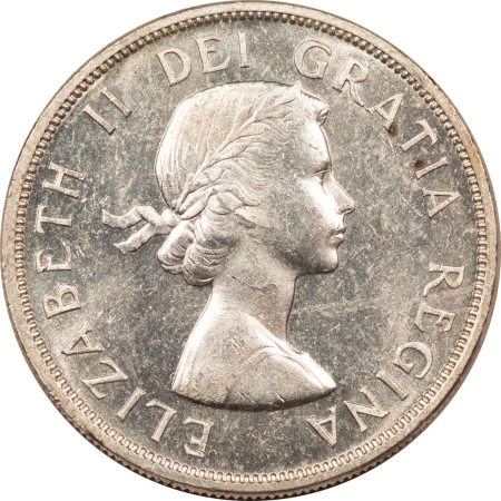 New Store Items 1958 CANADA $1 KM-55 BRILLIANT UNCIRCULATED SEMI-PL .6 ASW