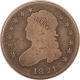 Capped Bust Quarters 1819 CAPPED BUST QUARTER, SMALL 9 – CIRCULATED, OLD CLEANING!