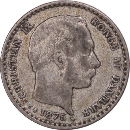 World Certified Coins 1875-H DENMARK 10 ORE KM #795.1 – HIGH GRADE EXAMPLE!
