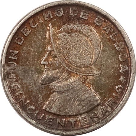 World Certified Coins 1953 PANAMA 1/4 BALBOA SILVER KM #19 PRETTY, HIGH GRADE EXAMPLE!