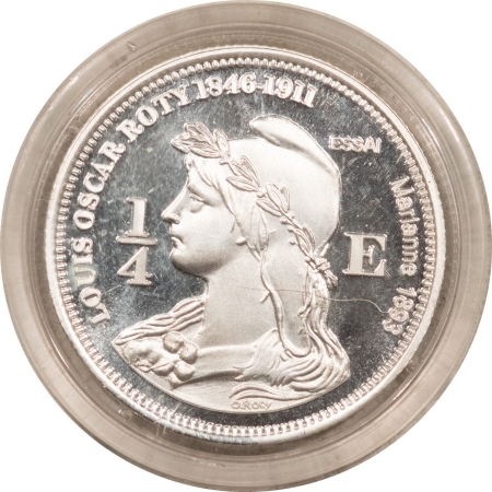World Certified Coins 2004 1/4 EURO ST PIERRE & MIQUELON X#E-11, .999 SILVER (.2505 ASW) – GEM PROOF!