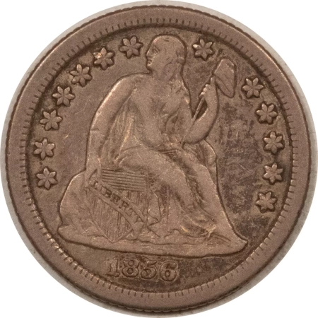 U.S. Uncertified Coins 1856-O LIBERTY SEATED DIME – PLEASING CIRCULATED EXAMPLE, TOUGH!