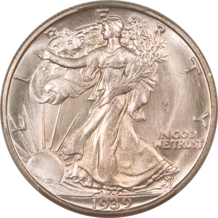 U.S. Certified Coins 1939-D WALKING LIBERTY HALF DOLLAR – PCGS MS-65+, FRESH GEM, PREMIUM QUALITY!