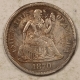 Liberty Seated Dimes 1872, 1873 ARROWS SEATED LIBERTY DIMES, LOT/2 – HIGH GRADE CIRCULATED EXAMPLE!