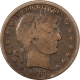 Barber Halves 1896-S BARBER HALF DOLLAR – CIRCULATED!