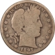 Barber Halves 1897-S BARBER HALF DOLLAR – CIRCULATED, LOW-GRADE BUT HONEST!