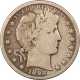 Barber Halves 1899 BARBER HALF DOLLAR – VERY FINE DETAIL BUT WITH RIM BRUISES!