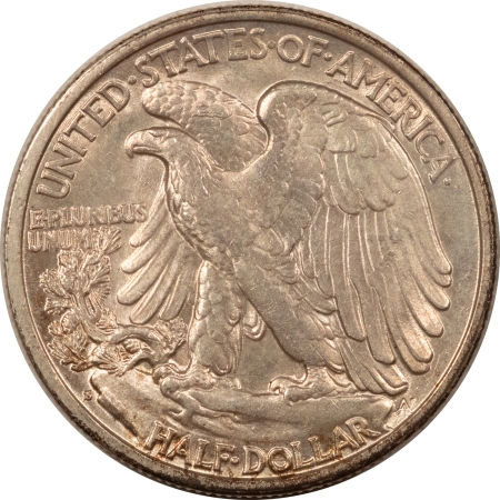 U.S. Uncertified Coins 1941-S WALKING LIBERTY HALF DOLLAR – HIGH GRADE, NEARLY UNC, CHOICE, ORIGINAL!