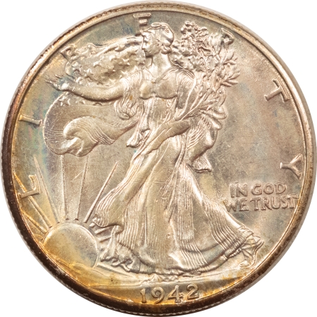 New Store Items 1942-D WALKING LIBERTY HALF DOLLAR – HIGH GRADE EXAMPLE! PRETTY!