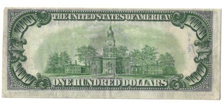 New Store Items 1928 $100 GOLD CERTIFICATE, FR-2405, VF, SMALL CORNER NICK-AFFORDABLE EXAMPLE!