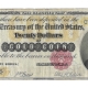 Large Gold Certificates 1882 $50 GOLD CERTIFICATE, FR-1197, F/VF-NET, SM MARGIN TEAR & REPAIR-ATTRACTIVE