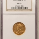 Gold 1922 $1 GRANT GOLD COMMEMORATIVE NO STAR – PCGS MS-64, ORIGINAL & ATTRACTIVE!