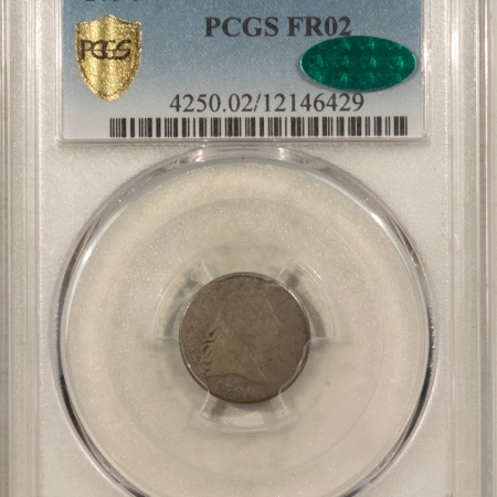 CAC Approved Coins 1794 FLOWING HAIR HALF DIME – PCGS FR-2, PERFECT! CAC APPROVED! FIRST YEAR TYPE!