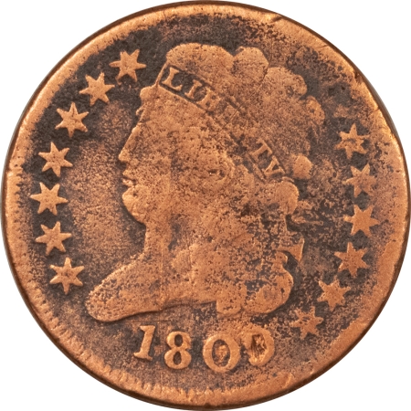 New Store Items 1809 CLASSIC HEAD HALF CENT – FILLER