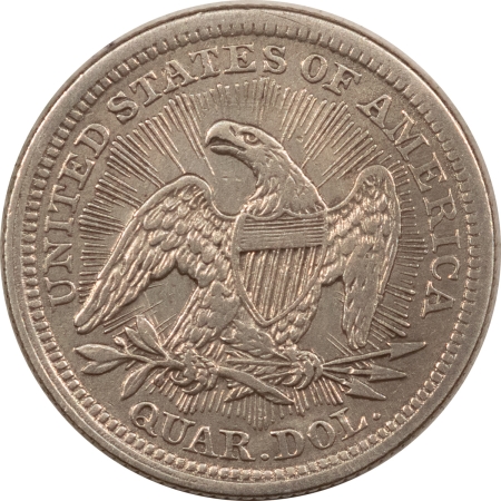 New Store Items 1853 ARROWS & RAYS SEATED LIBERTY QUARTER – HIGH GRADE EXAMPLE BUT CLEANED!