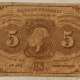 New Store Items 1864 3C FRACTIONAL CURRENCY, 3RD ISSUE, FR-1226 – ORIGINAL VERY FINE!