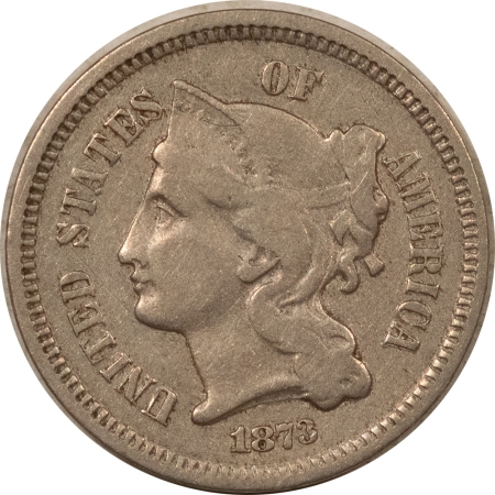 New Store Items 1873 OPEN 3 THREE CENT NICKEL – HIGH GRADE CIRCULATED EXAMPLE!