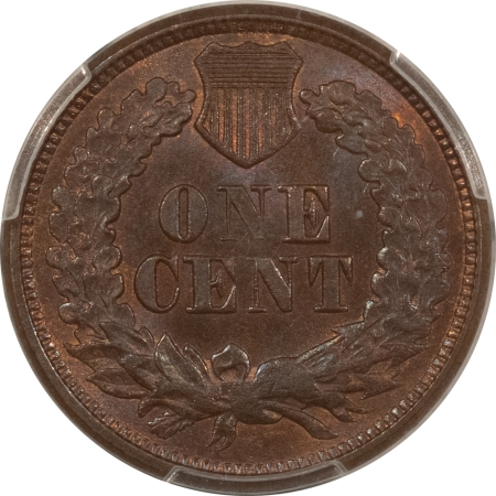 Indian 1877 INDIAN CENT PCGS MS-62 BN CAC, FRESH PREMIUM QUALITY & CHOICE KEY DATE!