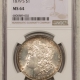 Morgan Dollars 1879-S $1 MORGAN DOLLAR – NGC MS-64, OLD GREEN HOLDER, FLASHY & PREMIUM QUALITY!