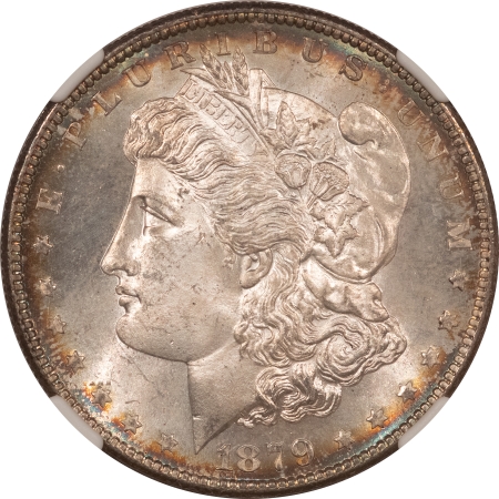 Morgan Dollars 1879-S $1 MORGAN DOLLAR – NGC MS-64, PRETTY & SEMI PROOFLIKE!