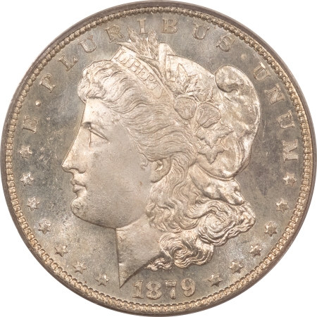 Morgan Dollars 1879-S $1 MORGAN DOLLAR – NGC MS-64, OLD GREEN HOLDER, FLASHY & PREMIUM QUALITY!