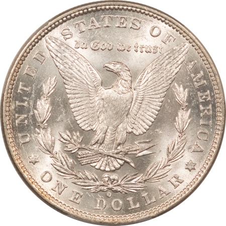 Morgan Dollars 1880-O $1 MORGAN DOLLAR – PCGS MS-63, BLAST WHITE & WELL-STRUCK