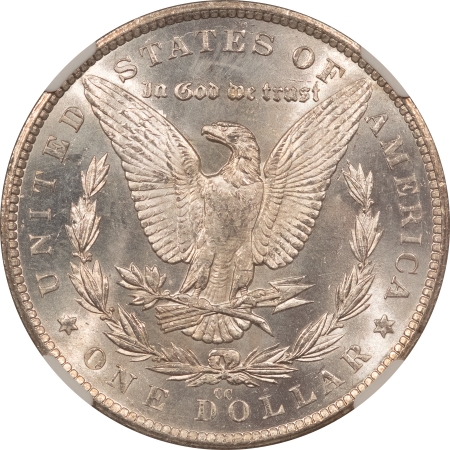 Morgan Dollars 1882-CC $1 MORGAN DOLLAR – NGC MS-63, BLAST WHITE! CARSON CITY!