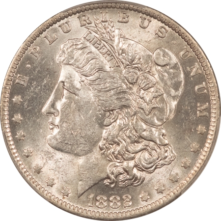 Morgan Dollars 1882-O/S $1 MORGAN DOLLAR, STRONG – PCGS MS-60