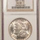 Morgan Dollars 1883-CC $1 MORGAN DOLLAR – NGC MS-63, BLAST WHITE! CARSON CITY!