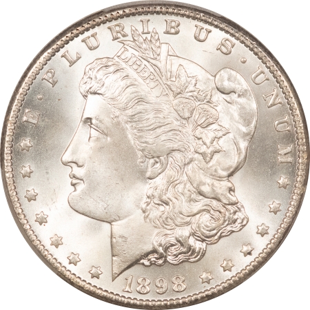 Morgan Dollars 1898-O MORGAN DOLLAR – PCGS MS-67, WHITE & SUPERB! WOW!