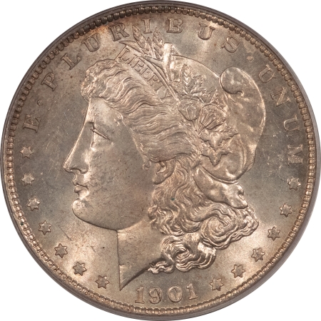 Dollars 1901-S MORGAN DOLLAR, PCGS MS-63, FRESH, ORIGINAL & VERY NICE FOR THE GRADE!