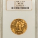 $10 1894-S $10 LIBERTY GOLD EAGLE – PCGS AU-55, VERY SCARCE DATE! HARD TO FIND!