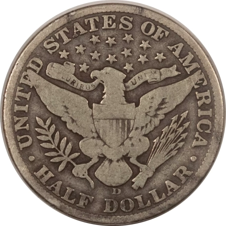 New Store Items 1912-D BARBER HALF DOLLAR – NICE, VERY GOOD!