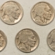 New Store Items 1936 X4 1937 X4 1937-D X2 BUFFALO NICKELS LOT/10 HIGH GRADE EXAMPLES FULL HORNS