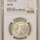 New Certified Coins 1934-S WALKING LIBERTY HALF DOLLAR – PCGS MS-64, BLAST WHITE & PREMIUM QUALITY!