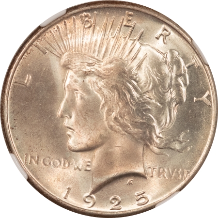 New Certified Coins 1925 $1 PEACE DOLLAR – NGC MS-65