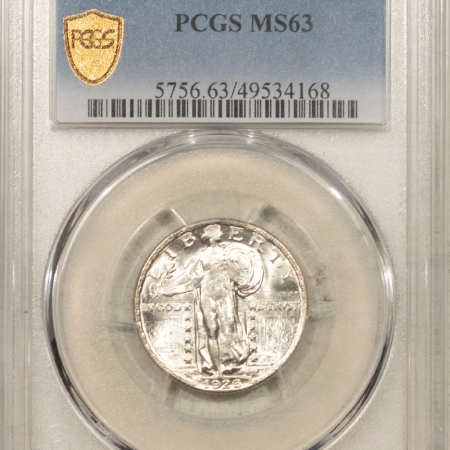 New Certified Coins 1926-D STANDING LIBERTY QUARTER – PCGS MS-63, BLAST WHITE!