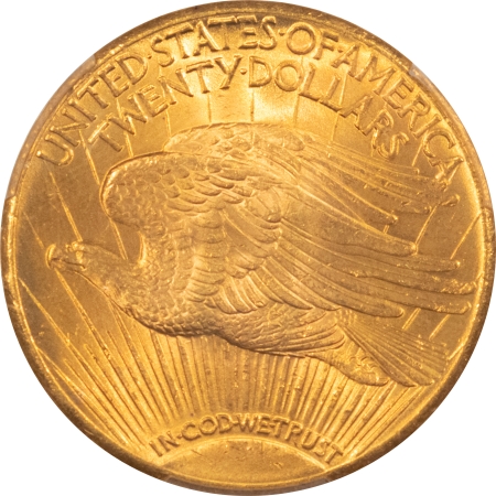 $20 1927 $20 ST GAUDENS GOLD DOUBLE EAGLE – PCGS MS-66, LUSTROUS!